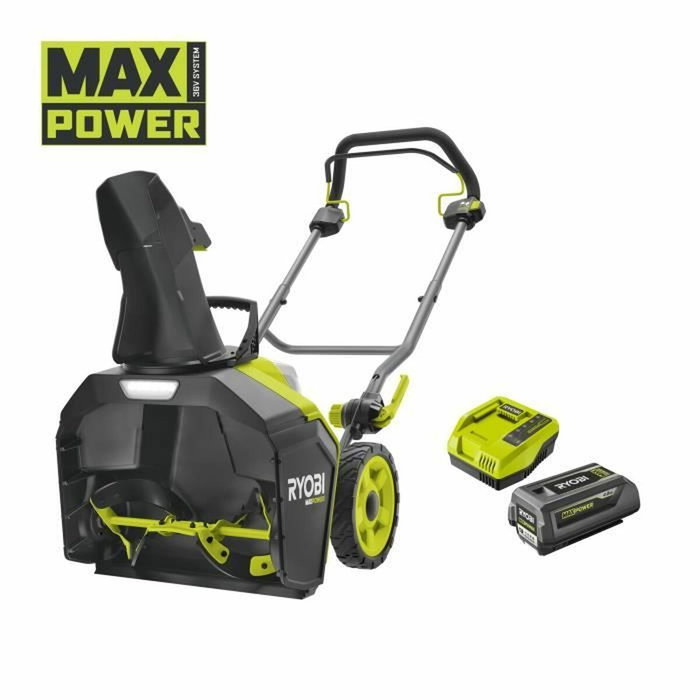 Ryobi Déneigeuse 36V MAXPOWER Brushless 45 cm avec batterie 4,0 Ah