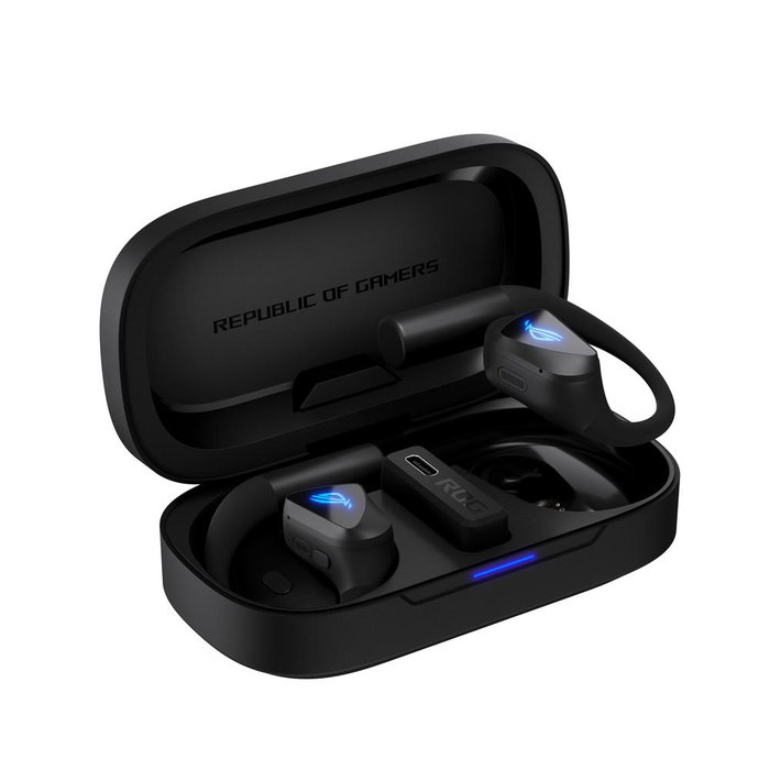 Asus ROG Cetra Open Wireless, écouteurs True Wireless sans fil Bluetooth 6.0/2,4 GHz, design ouvert, autonomie 48h, noir Asus ROG Cetra Open Wireless, écouteurs True Wireless sans fil Bluetooth 6.0/2,4 GHz, design ouvert, autonomie 48h, noir