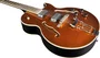EKO Guitare Électrique Hollowbody Jazz Single Cut Gold - Micros Humbucker, Finition Brillante, Sunburst