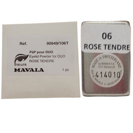 Mavala - Duo Satin Fard à paupières en poudre, Rose Tendre, 1.2 g, Testeur