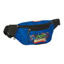 SAFTA Riñonera Avengers Marvel Vengadores, Sac Banane avec Compartiment Principal à Fermeture Éclair, Poche Frontale, Taille 23x9x12 cm