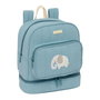 Cartable Safta Elefante Bleu 22 x 27 x 10 cm