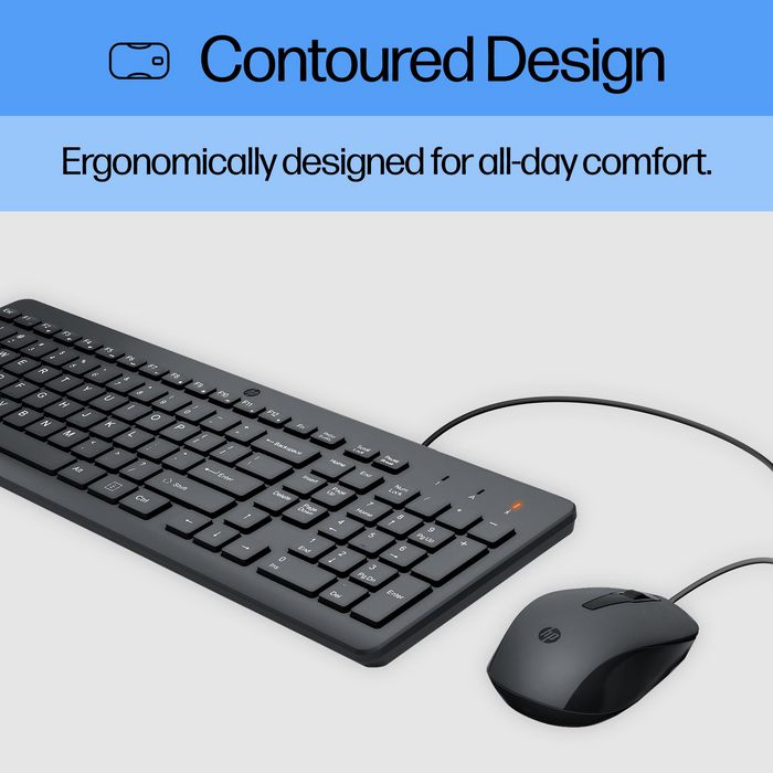 HP 150 Combo Clavier et Souris Filaire USB - Allemand