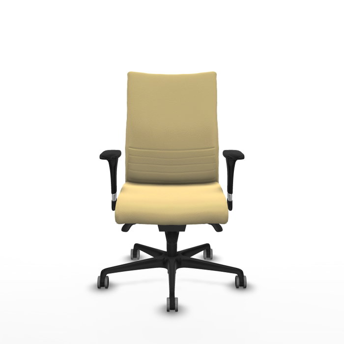 Piqueras Y Crespo Chaise de bureau Albacete, mécanisme Sincro, similicuir crème Piqueras Y Crespo Chaise de bureau Albacete, mécanisme Sincro, similicuir crème
