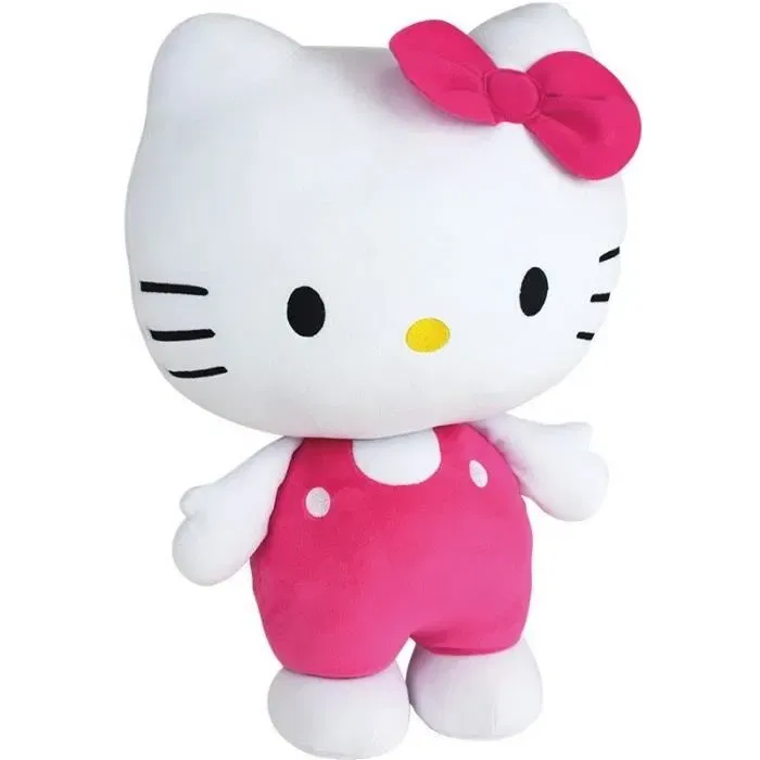 JEMINI - Coussin peluche Squishy Hello Kitty, environ 40 cm, doux et moelleux - Peluche déco et de confort