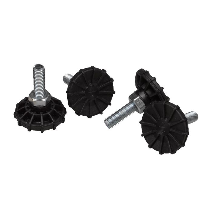 Lanview CORPS EN PVC DE RECHANGE PIEDS À CRÉMAILLÈRE - Ensemble de 4 pièces pour pieds de nivellement et réglage en hauteur Lanview CORPS EN PVC DE RECHANGE PIEDS À CRÉMAILLÈRE - Ensemble de 4 pièces pour pieds de nivellement et réglage en hauteur