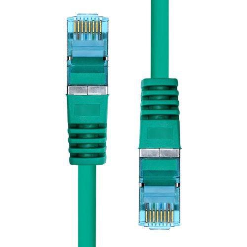 ProXtend Câble Ethernet CAT6A S/FTP 1.5m Vert - Câble Cuivre LSZH Blindé, RJ45 50µ Or, PoE+, Haute Performance