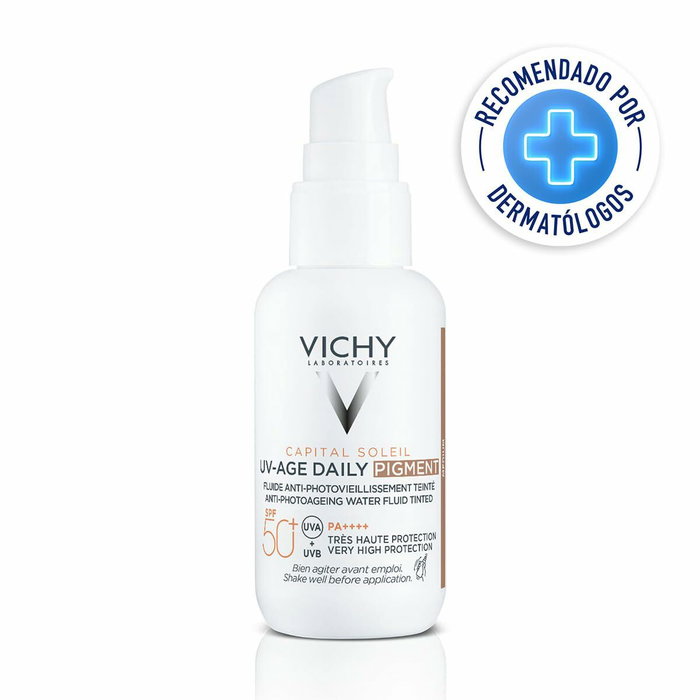 Vichy Capital Soleil UV Age Fluide Solaire Quotidien Teinte Moyenne SPF 50+ 40 ml