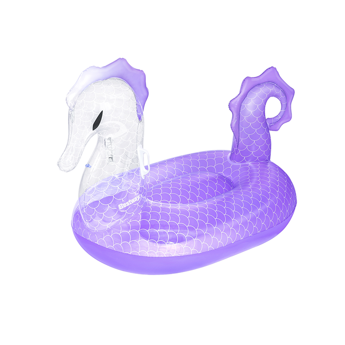Bestway 41500 Figure Gonflable Cheval de Mer avec Poignées 170x120 cm Piscine et Plage +3 Ans