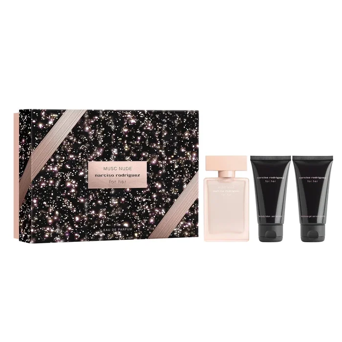Narciso Rodriguez Set Musc Nude Eau De Parfum 50 ml, Lotion 50 ml et Gel Douche 50 ml
