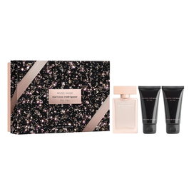 Narciso Rodriguez Coffret Cadeau Musc Nude - Eau de Parfum pour Femme 50 ml + Lotion Hydratante pour le Corps 50 ml + Gel Douche Nettoyant 50 ml