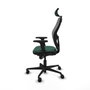 Piqueras y Crespo Chaise de Bureau avec Appui-tête 2D036N2 Vert