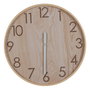 Horloge Murale Naturel Bois 60 x 60 x 5,5 cm