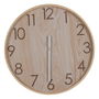 Horloge Murale Naturel Bois 60 x 60 x 5,5 cm