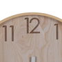 Horloge Murale Naturel Bois 60 x 60 x 5,5 cm