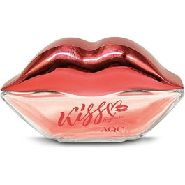 Idc Aqc Fragance Mini Kiss - Parfum pour femme - Notes de pêche, mandarine et caramel - Flacon miniature 30 mL