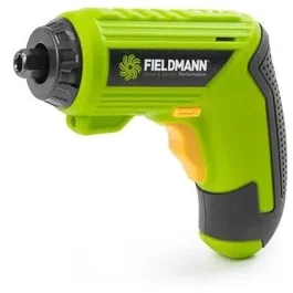 Fieldmann Visseuse sans fil 3.6 V avec batterie Li-ion 1500 mAh, 230 tr/min, lampe LED, 15 accessoires, câble USB-C, verte
