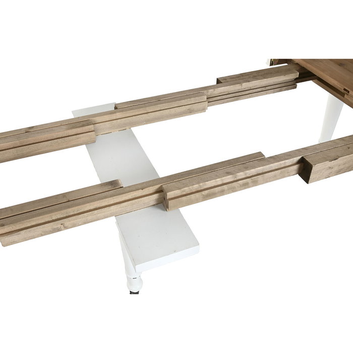 Table de Salle à Manger Home ESPRIT Blanc Sapin 100 x 100 x 78 cm