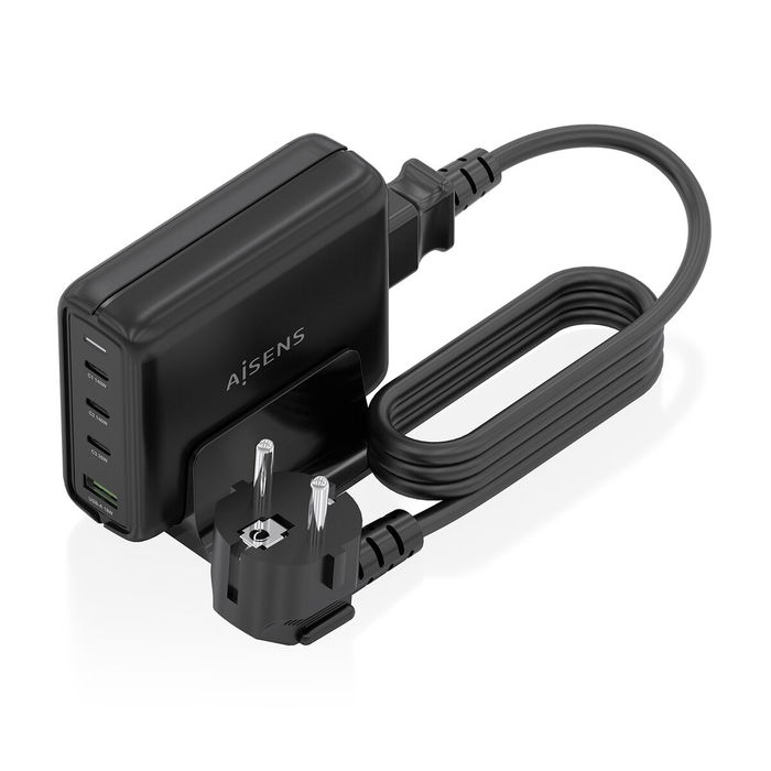 Chargeur mural Aisens GAN Noir 140 W 50 W
