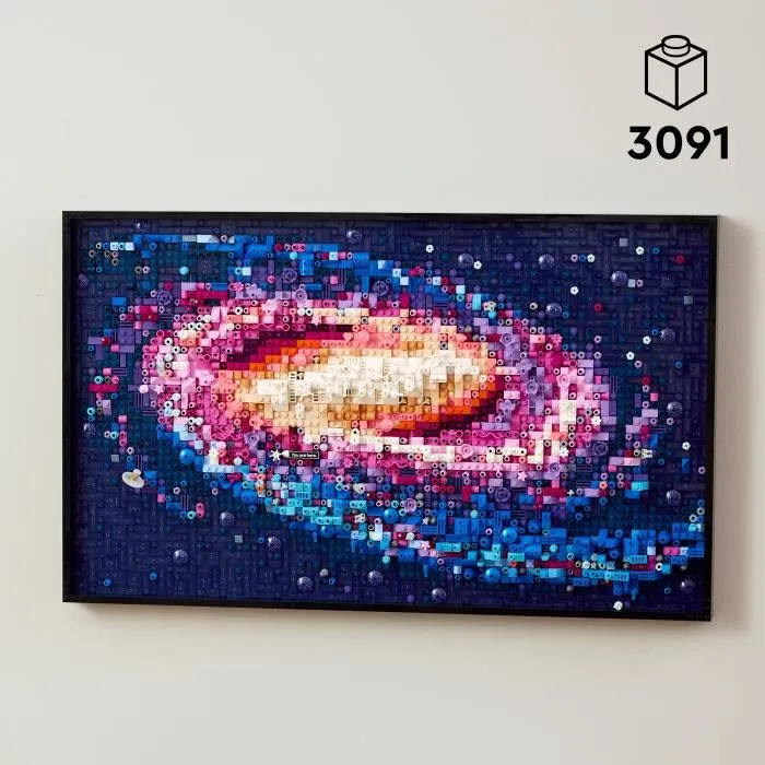 Lego Art 31212 La Voie lactée - Set de construction créative et décoration murale 3D avec 300 pièces