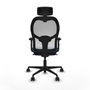 Piqueras y Crespo Chaise de Bureau Jorquera 2D036N2 Bleu marine
