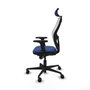 Piqueras y Crespo Chaise de Bureau Jorquera 2D036N2 Bleu marine