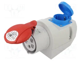 SEZ DK IZVZ-S 1653 Socle Femelle 16A IP44 400V AC