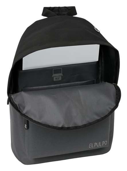 Safta Sac à dos pour ordinateur portable 14,1 pouces El Pulpo Carbon