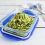 Pyrex Lot de 3 Lunch Box Cook & Go Rectangulaire 0,8 L