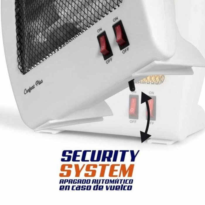 Chauffage d'Appoint Quartz Orbegozo BP 5000 Blanc 800 W Chauffage d'Appoint Quartz Orbegozo BP 5000 Blanc 800 W