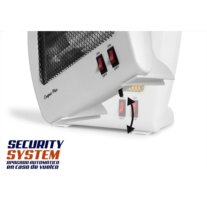 Chauffage d'Appoint Quartz Orbegozo BP 5000 Blanc 800 W Chauffage d'Appoint Quartz Orbegozo BP 5000 Blanc 800 W