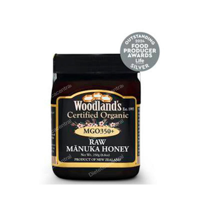 WOODLAND'S Miel de Manuka Raw Monofloral MGO 350+ - 250 g - Nouvelle-Zélande - Prix Or 2023 WOODLAND'S Miel de Manuka Raw Monofloral MGO 350+ - 250 g - Nouvelle-Zélande - Prix Or 2023
