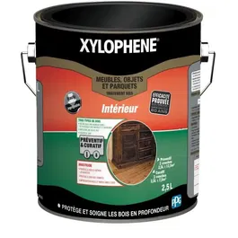 Xylophene - Traitement spécial bois pour meubles, parquets et objets - Protège contre les insectes et champignons - 2,5 L