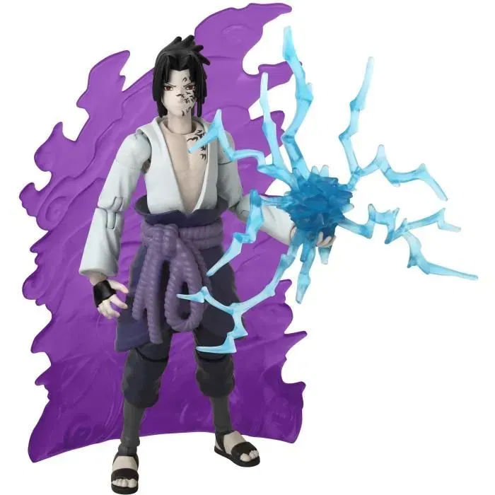 BANDAI - Figurine Anime Heroes Beyond Sasuke 17cm articulée - Naruto Shippuden - avec effets et accessoires BANDAI - Figurine Anime Heroes Beyond Sasuke 17cm articulée - Naruto Shippuden - avec effets et accessoires