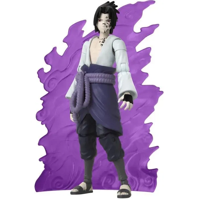 BANDAI - Figurine Anime Heroes Beyond Sasuke 17cm articulée - Naruto Shippuden - avec effets et accessoires BANDAI - Figurine Anime Heroes Beyond Sasuke 17cm articulée - Naruto Shippuden - avec effets et accessoires