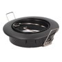 GSC Evolution Anneau basculant Mebrat rond encastrable Ø84mm Noir mat