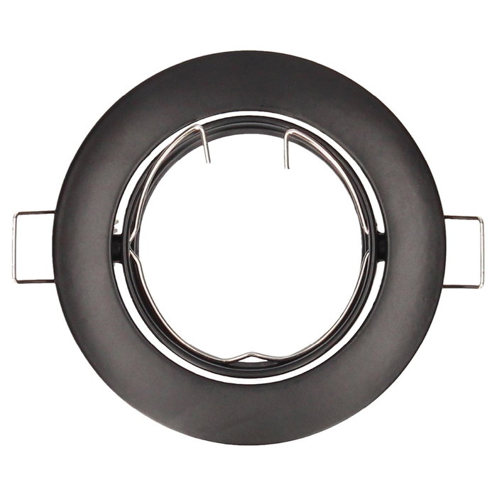 GSC Evolution Anneau basculant Mebrat rond encastrable Ø84mm Noir mat