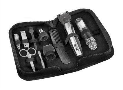 Wahl 05604-616 Rasoir Corporel de Voyage Deluxe avec Rasage de Barbe, Nez et Oreilles - Tondeuse à Barbe, Lame Unique et Accessoires (Peigne, Lime, Pince à Épiler, Ciseaux à Ongles) Wahl 05604-616 Rasoir Corporel de Voyage Deluxe avec Rasage de Barbe, Nez et Oreilles - Tondeuse à Barbe, Lame Unique et Accessoires (Peigne, Lime, Pince à Épiler, Ciseaux à Ongles)