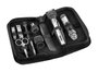 Wahl 05604-616 Rasoir Corporel de Voyage Deluxe avec Rasage de Barbe, Nez et Oreilles - Tondeuse à Barbe, Lame Unique et Accessoires (Peigne, Lime, Pince à Épiler, Ciseaux à Ongles)