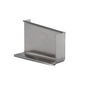 CAMAR Plaque Couvre-Support 806 Finitions Nickel Et Blanc, Poignée Gauche, Finition Blanche