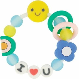 Infantino Bracelet de dentition de l'amitié Silicone I love You Je t'Aime