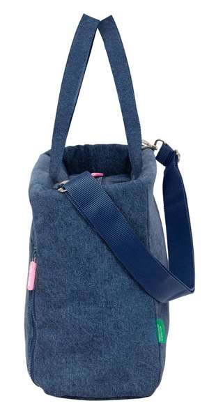 Safta Sacoche pour ordinateur portable 14,1 pouces Benetton Denim - 40x31x17 cm