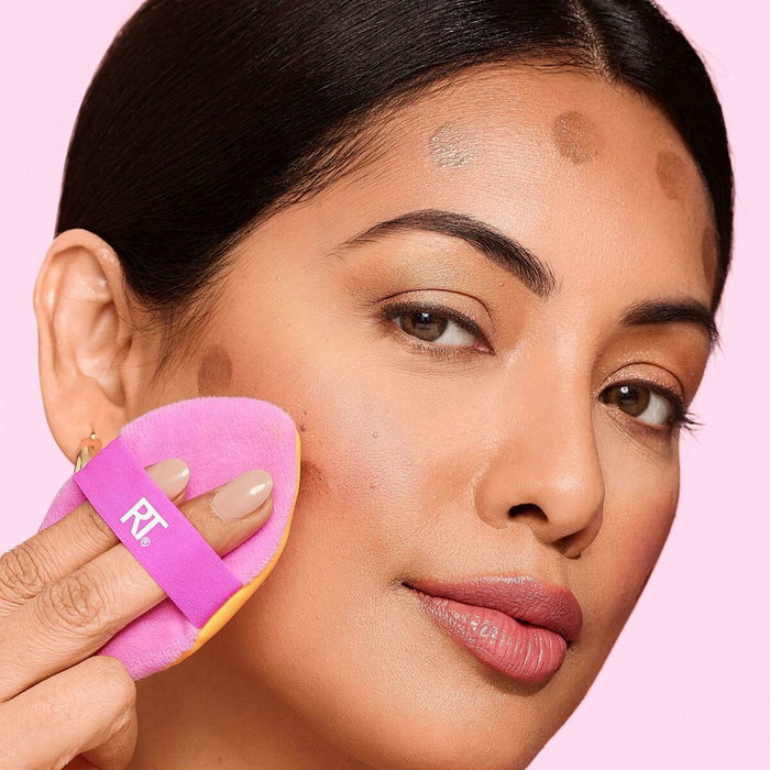 Real Techniques MIRACLE 2 IN 1 powder puff duo 2 u