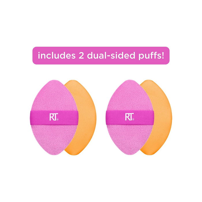 Real Techniques MIRACLE 2 IN 1 powder puff duo 2 u