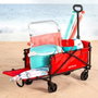 Color Baby Aktive-Carro Chariot Portatif Plage/Camping avec Porte 73x44x93cm
