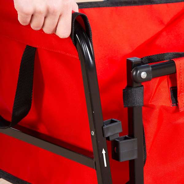 Color Baby Aktive-Carro Chariot Portatif Plage/Camping avec Porte 73x44x93cm
