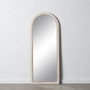 BigBuy Home Miroir mural Blanc Naturel Vertical 60,9 x 3,8 x 152,4 cm