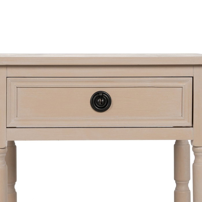 BigBuy Home Table de Nuit Blanc 48 x 40 x 61 cm