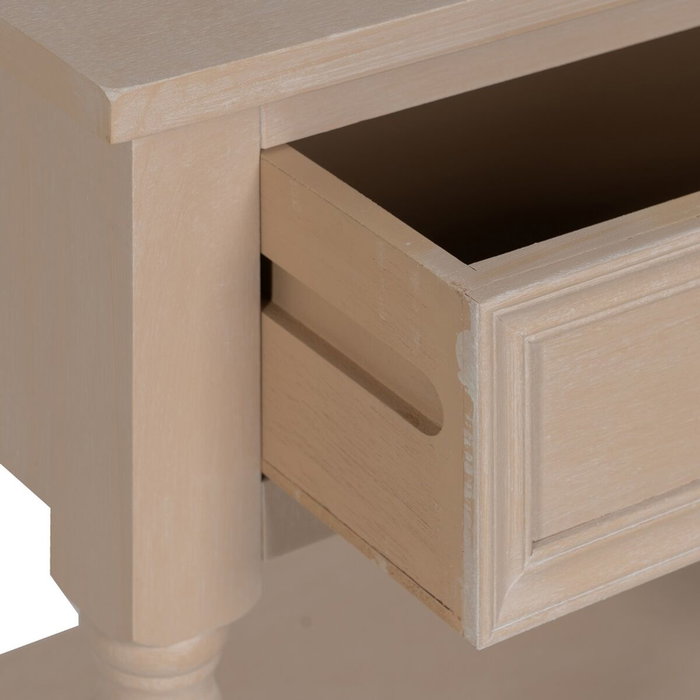BigBuy Home Table de Nuit Blanc 48 x 40 x 61 cm