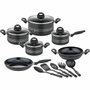 GSW Batterie de cuisine MILANO NERO 15 pièces Noir